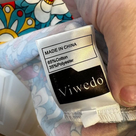 🔵Viwedo Multi color Floral & Animal Print Tunic Top 2Xl - CLEARANCE - Picture 3 of 5